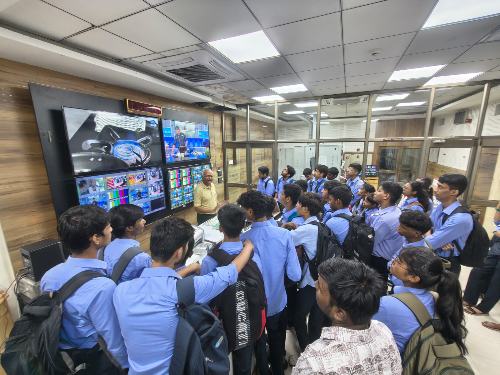 Visit to Doordarshan